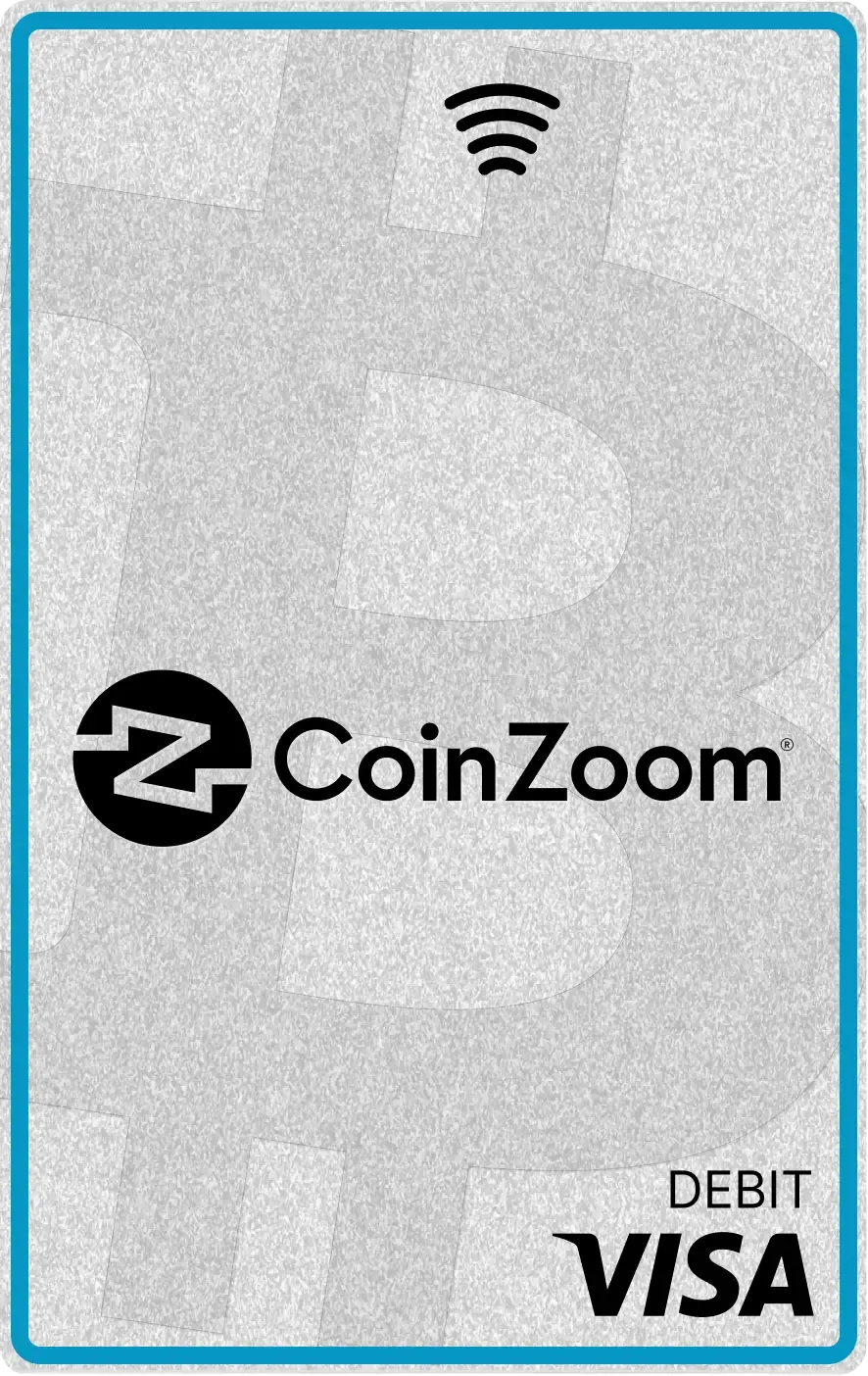 CoinZoom Diamond Visa debit card